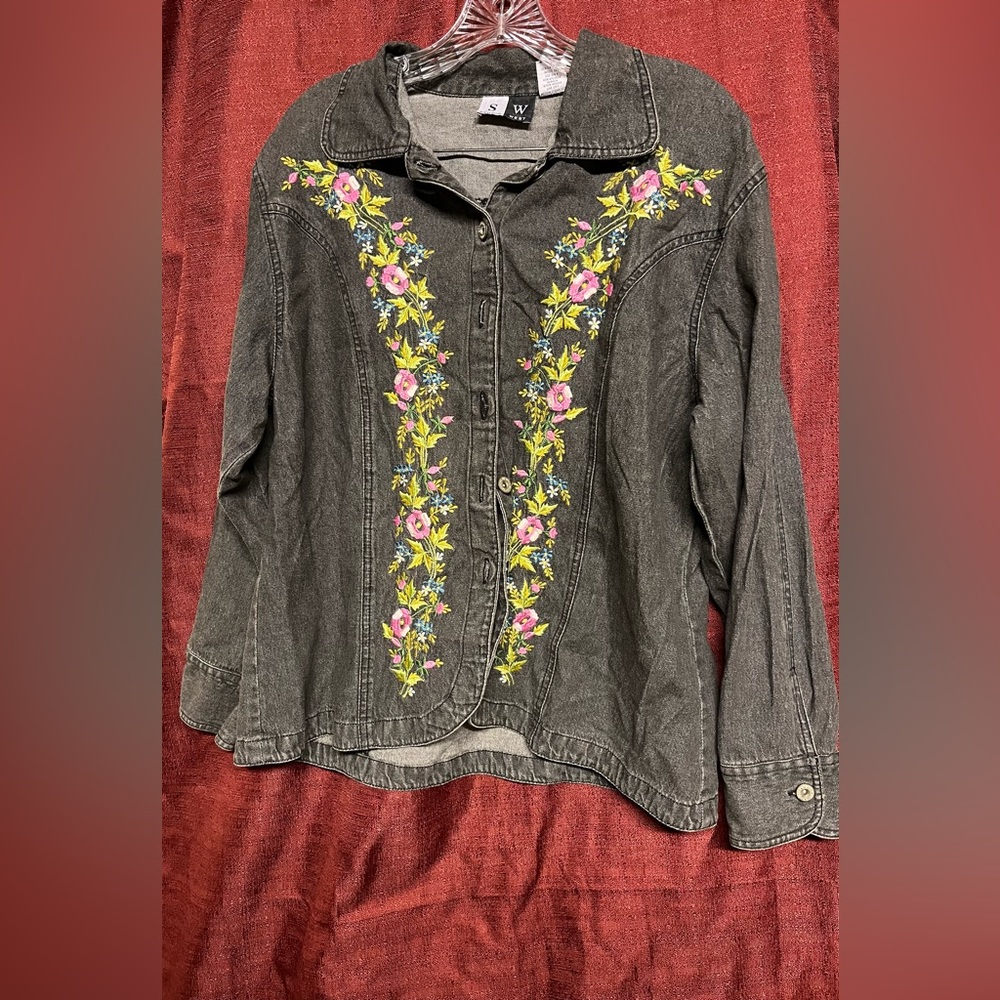 Studio west jean top - Picture 1 of 3